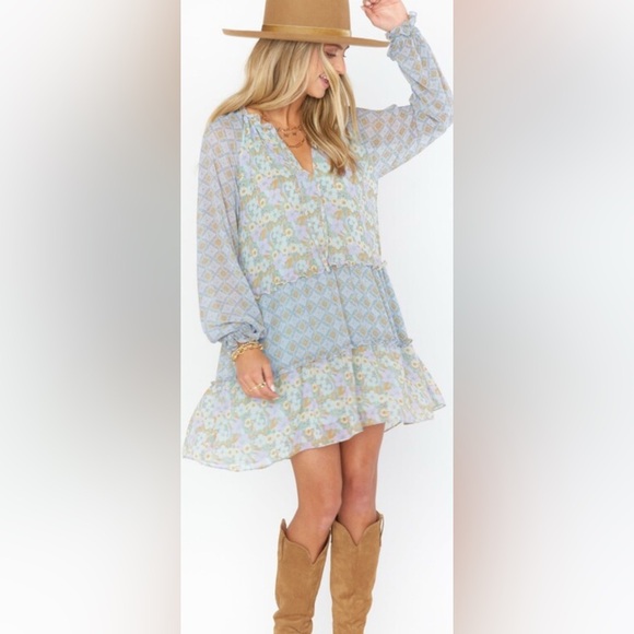 Show Me Your MuMu Revolve Birdie Mini Dress in Primrose Print - Picture 14 of 15